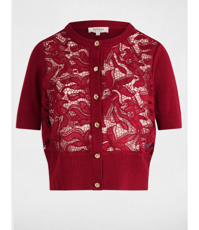 Morgan Vest Myong Raisin bordeaux