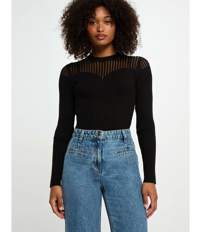 Morgan Top Mamdo Black