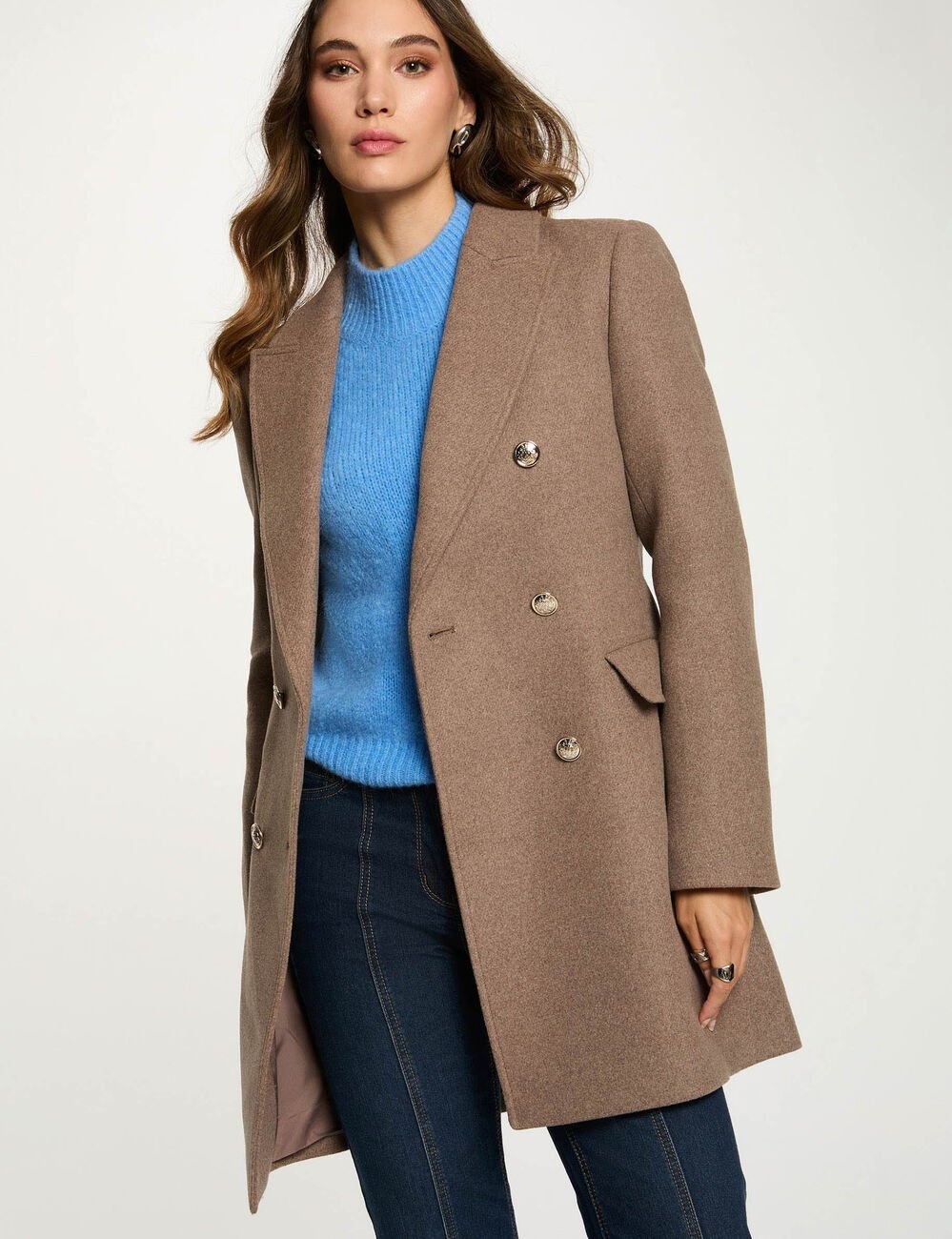 Morgan Übergangsjacke 242-GELICE Schwarz Regular Fit