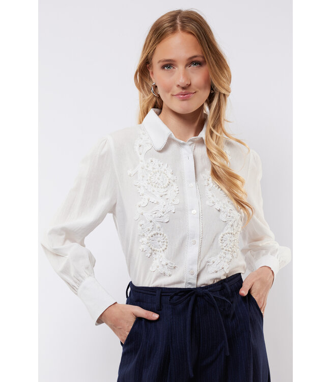 C&S Blouse Linsey Offwhite