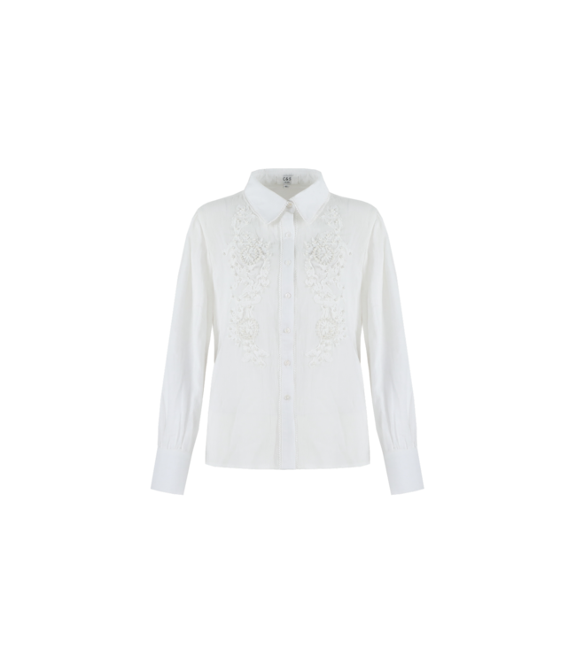 C&S Blouse Linsey Offwhite