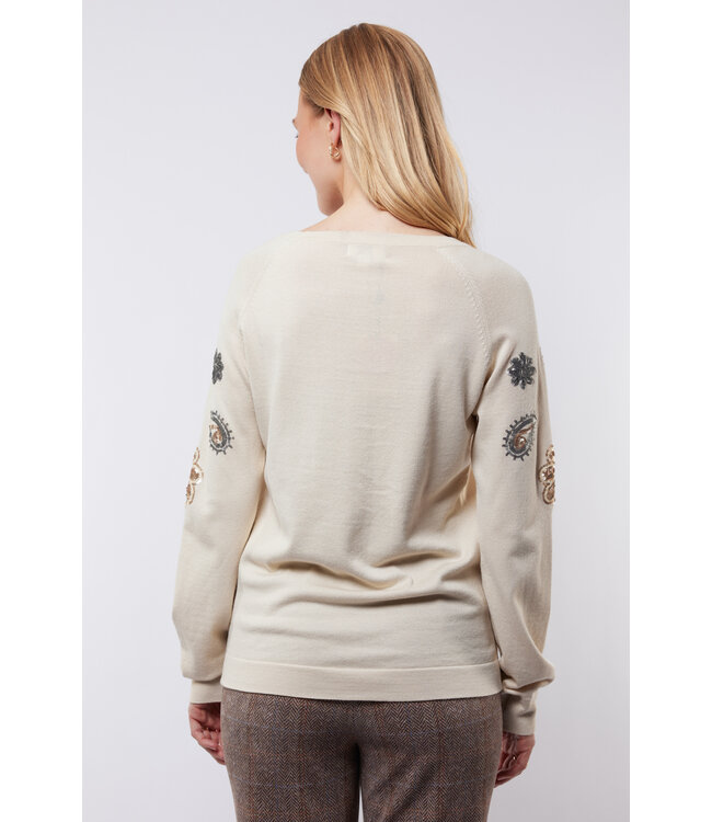 C&S Trui Anouk Wool White