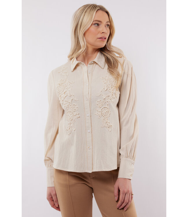 C&S Blouse Linsey Ecru