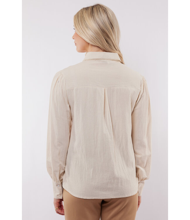 C&S Blouse Linsey Ecru
