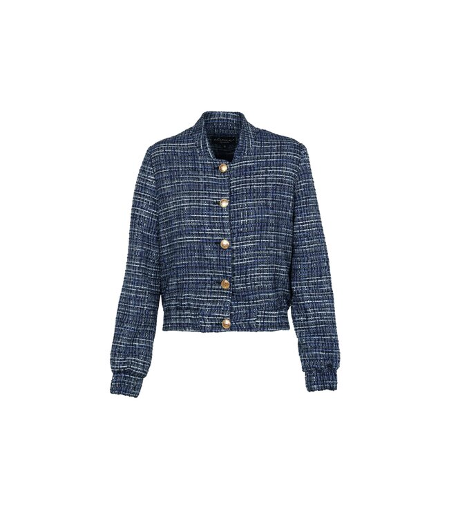 Elvira Bomber Jacket Romee Blue Boucle