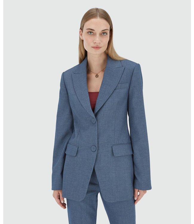 Josh V Blazer Nila Blue Chambray