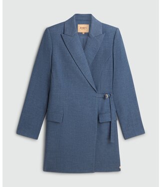 Josh V Josh V Blazer Dress Jurk Fayollah Blue Chambray