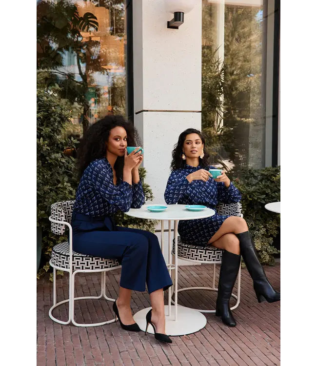 Lofty Manner Blouse Eliza Zigzag Print