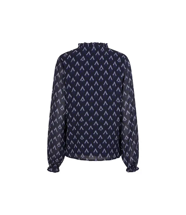 Lofty Manner Blouse Eliza Zigzag Print