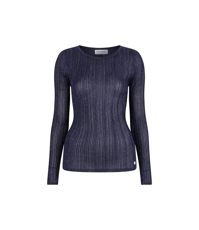 Lofty Manner Top Mabel Navy Blue