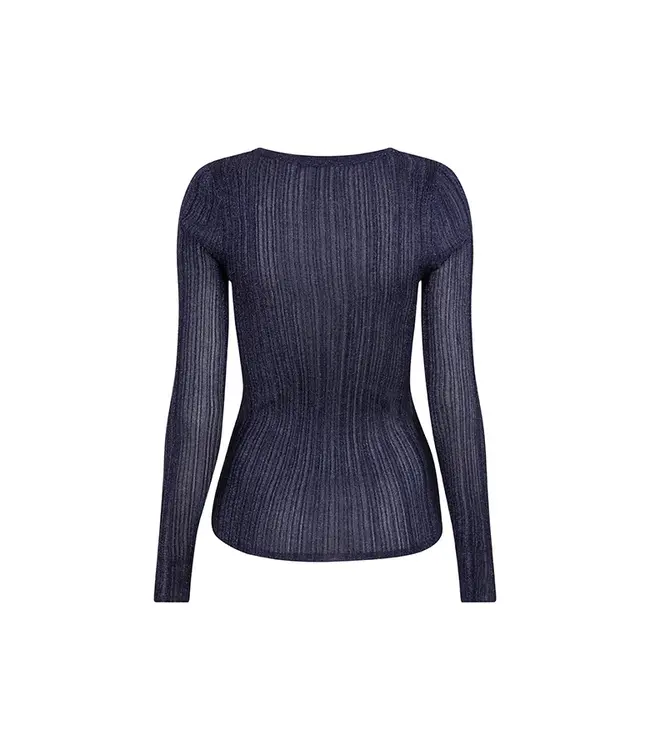 Lofty Manner Top Mabel Navy Blue