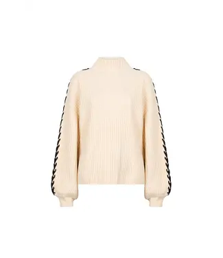 Lofty Manner Lofty Manner Sweater Trui Evelyn Off White