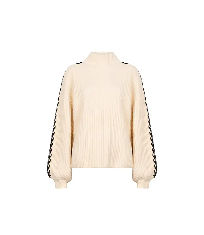 Lofty Manner Sweater Trui Evelyn Off White