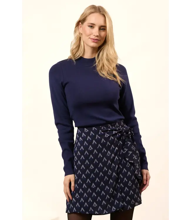 Lofty Manner Sweater Trui Eloise Navy Blue