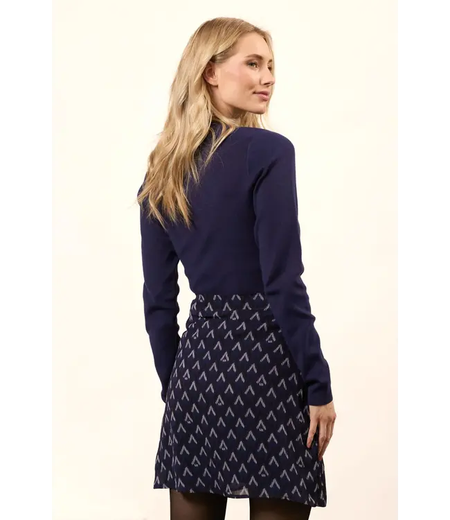 Lofty Manner Sweater Trui Eloise Navy Blue