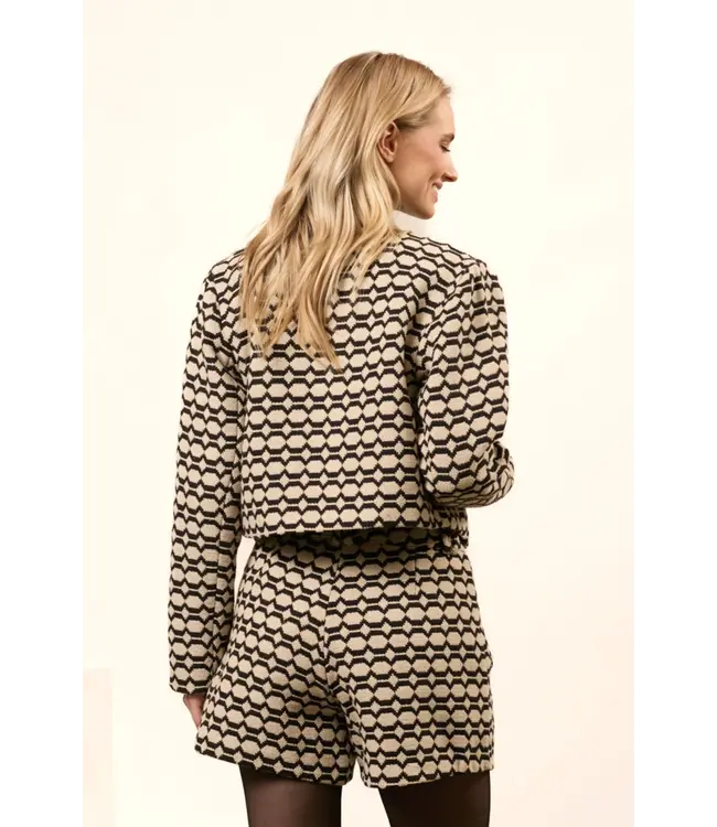 Lofty Manner Jacket Cleo Black/White