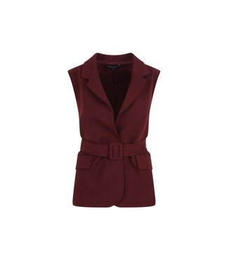 Elvira Elvira Gilet Beau Burgundy