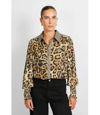 C&S The Label C&S Blouse Joanne Bronze/Black