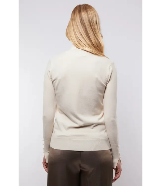 C&S Trui Kalisse Knit Pullover Wool White