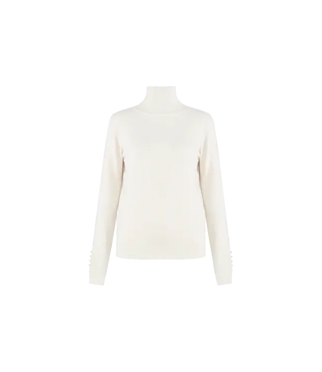 C&S Trui Kalisse Knit Pullover Wool White