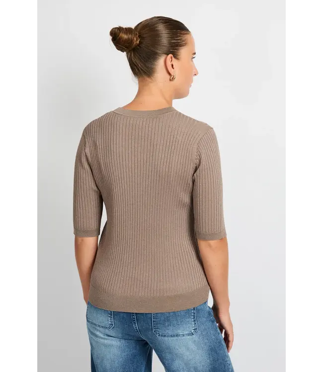 C&S Top Anne Knit Pullover Bronze