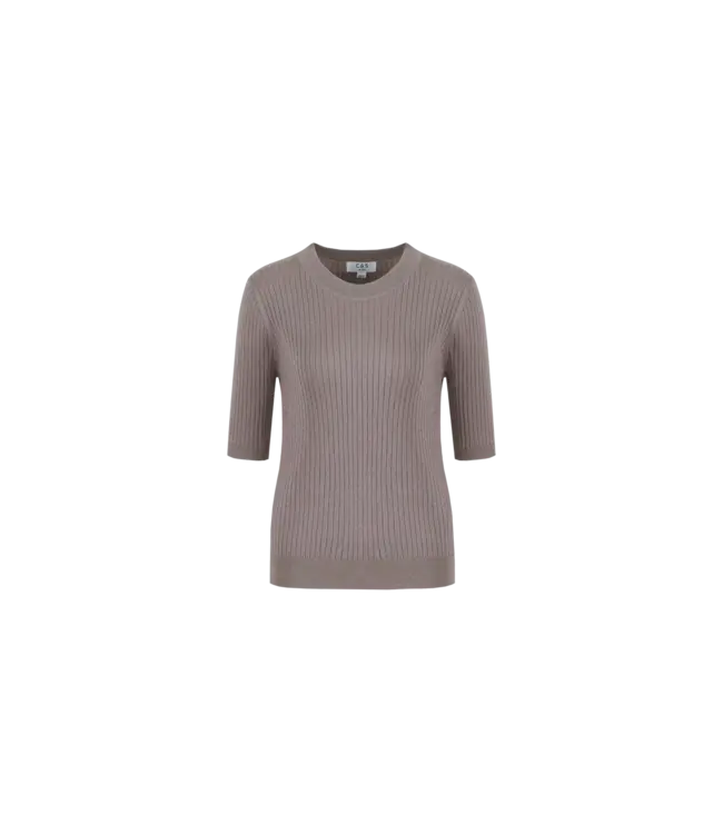 C&S Top Anne Knit Pullover Bronze