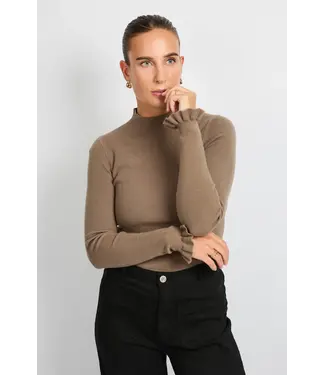 C&S The Label C&S Trui Astrid Knit Pullover Bronze