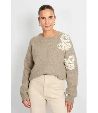 CS The Label C&S Trui Klaartje Knit Pullover Bronze