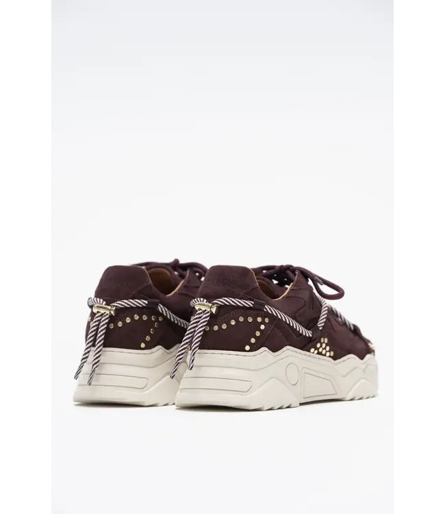 DWRS Sneaker Jupiter Studs Bordeaux