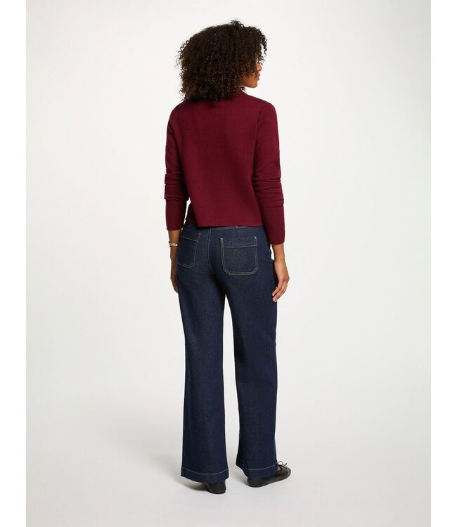 Morgan Vest Mimdie Bordeaux