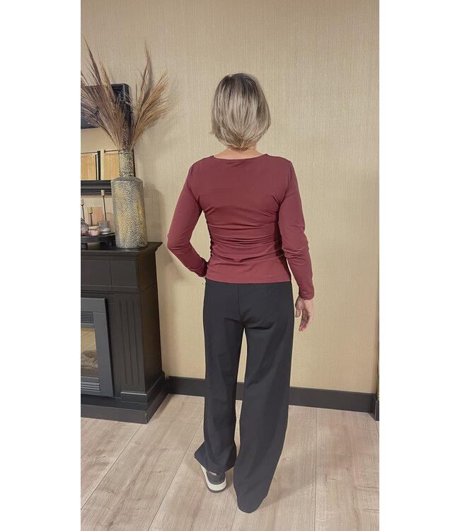 Lady Day Longsleeve Top Arly Port Bordeaux