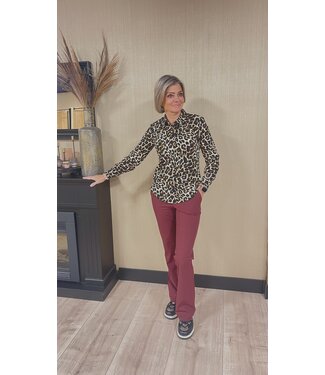 Lady Day Lady Day Blouse Annika Leopard Print