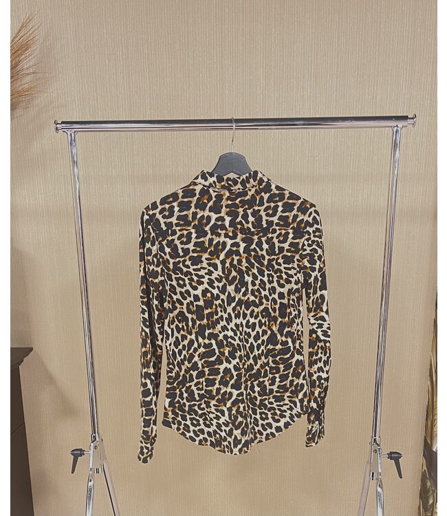 Lady Day Blouse Annika Leopard Print