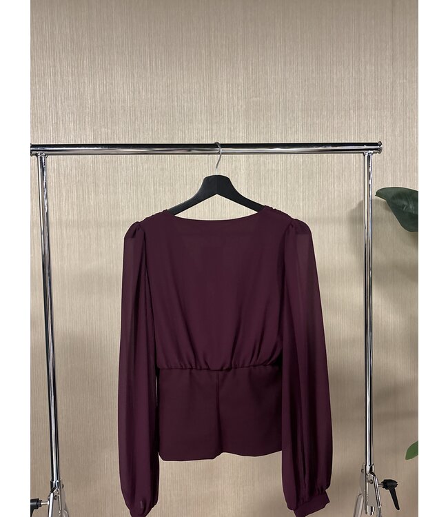 Rinascimento Blouse Ayla Bordeaux