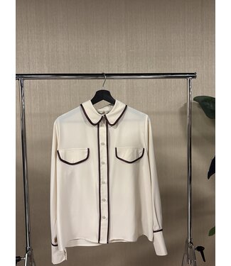 Rinascimento Rinascimento Blouse Jolie Beige Bordeaux