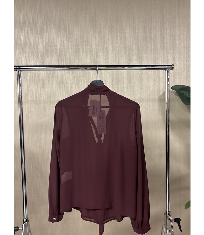 Rinascimento Blouse Ambra Bordeaux