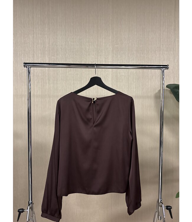 Rinascimento Blouse Lovi Chocolate