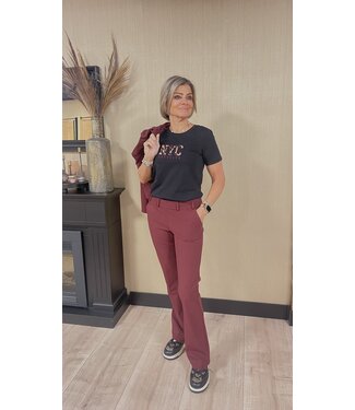 Lady Day Lady Day Broek Poppy Port Bordeaux