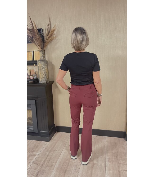 Lady Day Broek Poppy Port Bordeaux