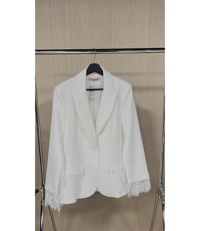 Rinascimento Blazer Flow White