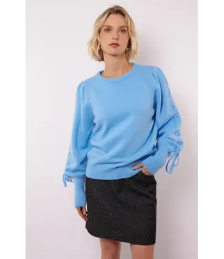 Fluresk Fluresk Trui Scottie Knit Crisp Blue