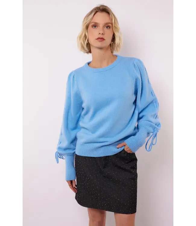 Fluresk Trui Scottie Knit Crisp Blue