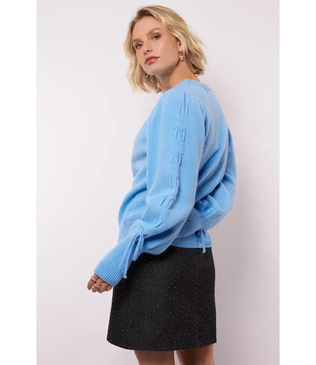 Fluresk Trui Scottie Knit Crisp Blue