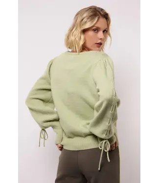 Fluresk Fluresk Trui Scottie Knit Matcha Green