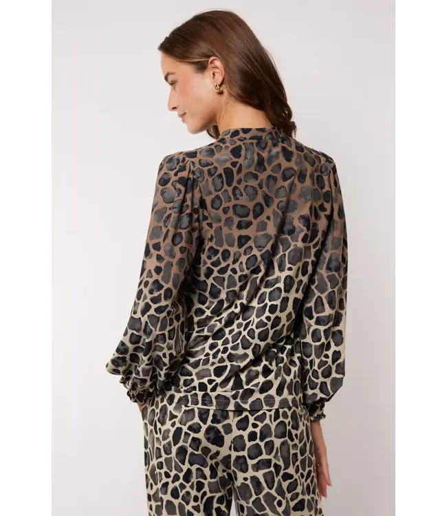 G-maxx Top Darina Wood Ash / Grey Brown