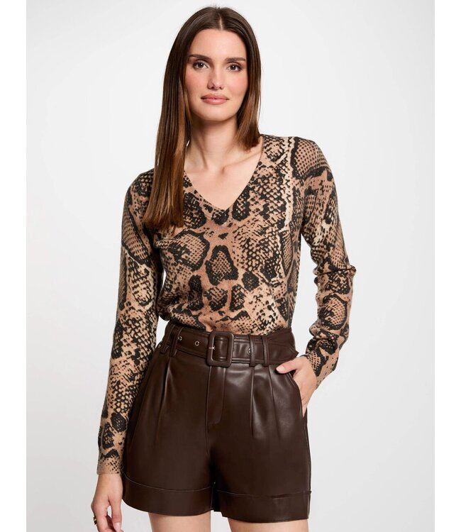 Morgan Short Shoane Choco Brown