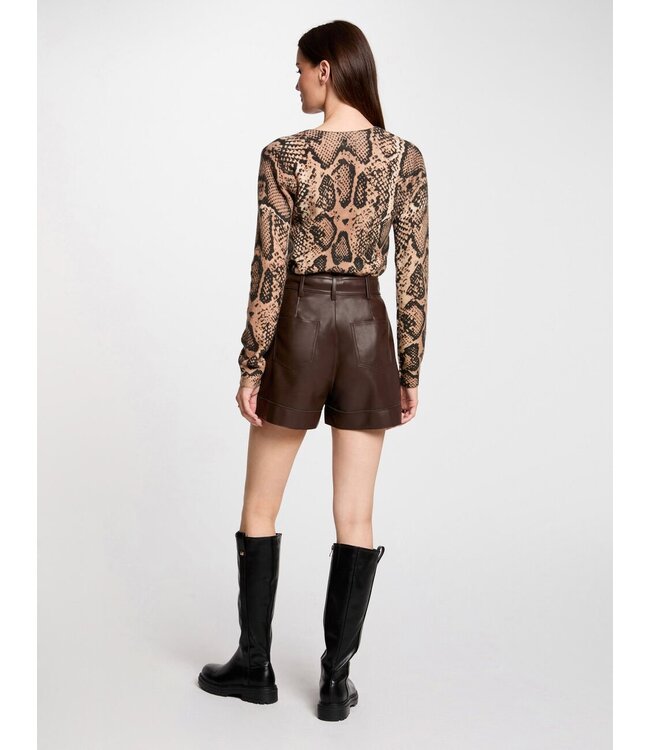 Morgan Short Shoane Choco Brown