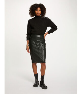 Morgan de toi Morgan Rok Jmado Black PU Leather