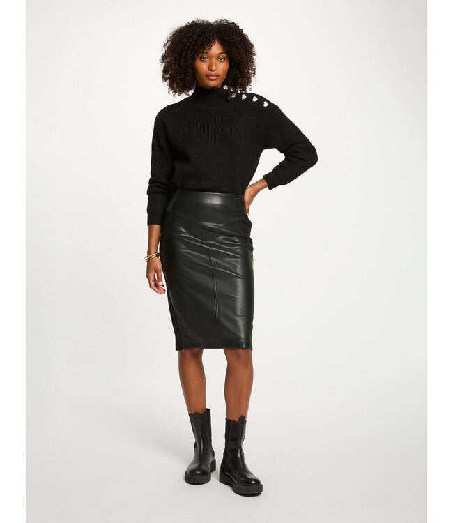 Morgan Rok Jmado Black PU Leather