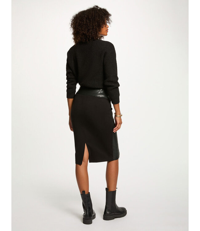 Morgan Rok Jmado Black PU Leather